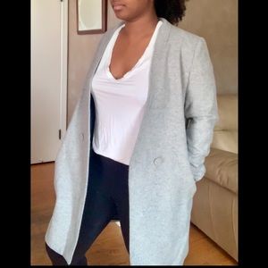 MANGO Grey Suit Jacket
